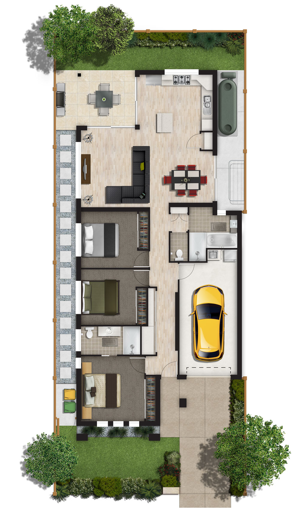 Ulda Residential 30 - Vista Terrace - Ground Floor Plan